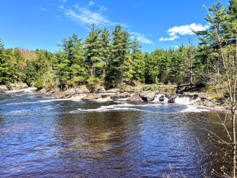 3 acre Riverfront Property with Island on Burch Falls Russell NY