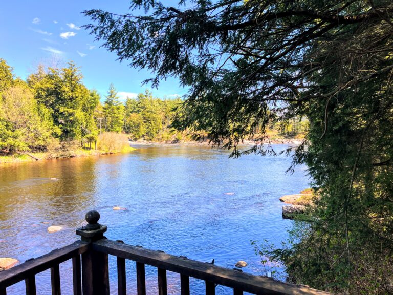 1.6 acre Riverfront Property with Cabin Russell NY