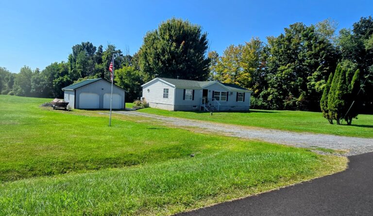 13 acres with 3 Bedroom Ranch for Sale Lenox NY